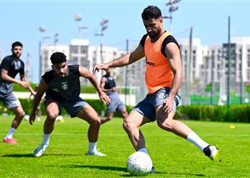 مران الزمالك تدريبات بدنية وفقرة فنية لخماسي الفريق استعداد ا لـ المصري
