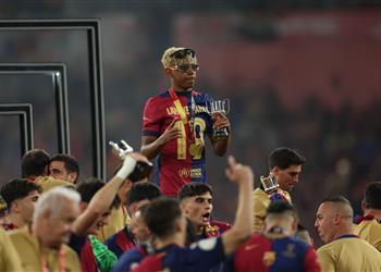 لامين يامال يستفز ريال مدريد بتصريح ساخر بعد تتويج برشلونة بكأس ملك إسبانيا