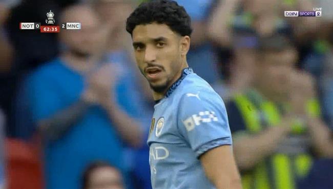 عمر مرموش كاد ان يسجل هدف امام نوتينجهام فورست بنصف نهائي كأس الاتحاد الانجليزي