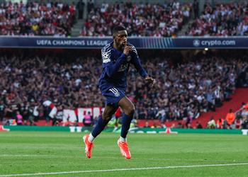 فيديو عثمان ديمبلي يسجل هدف باريس سان جيرمان الأول أمام آرسنال