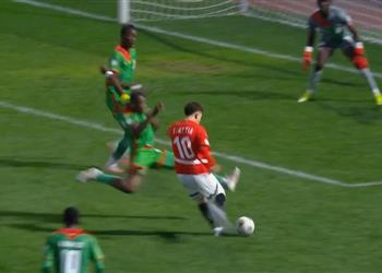 فيديو بلال عطية ي سجل هدف منتخب مصر الأول أمام بوركينا فاسو