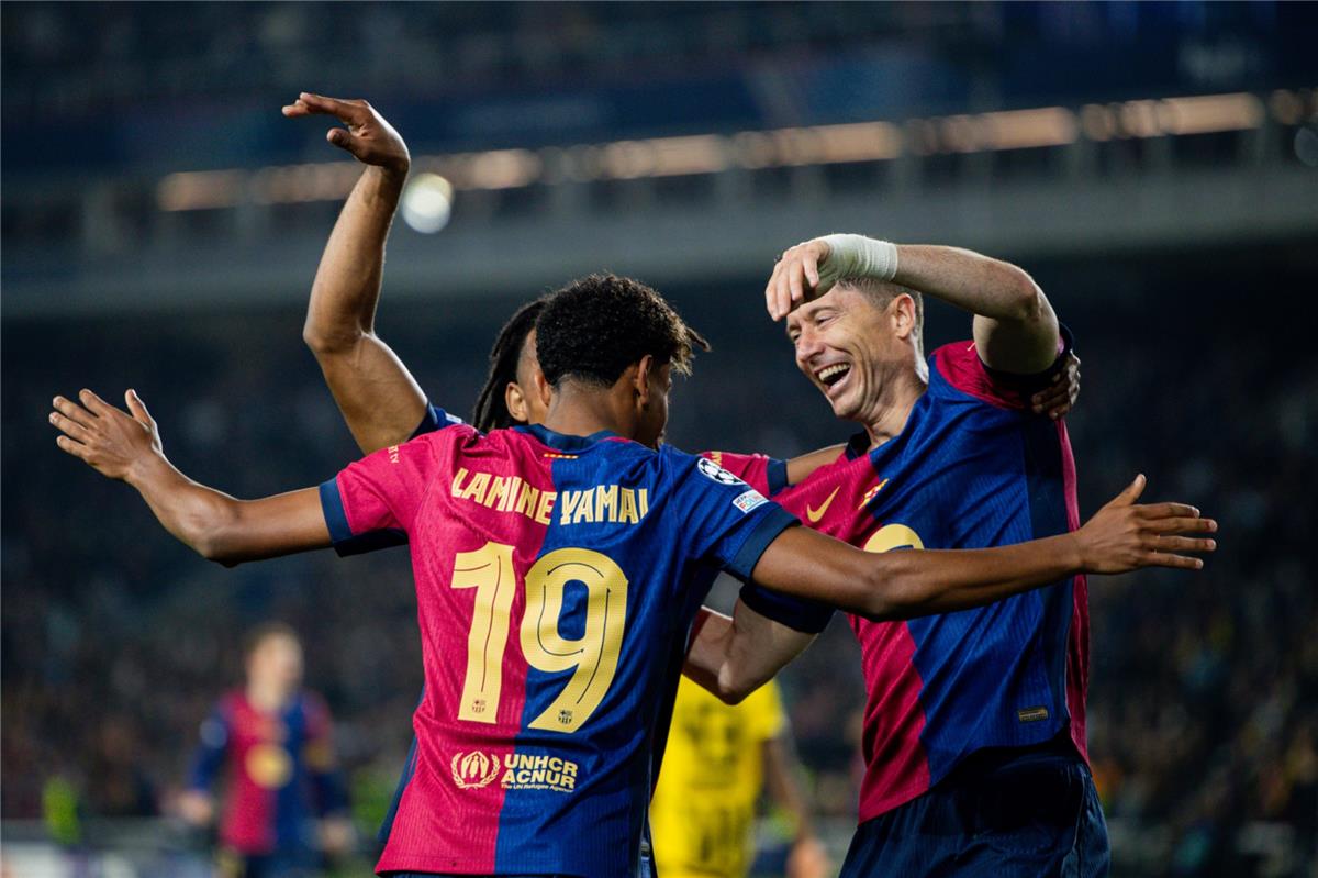 العالمي : تشكيل برشلونة أمام إنتر ميلان في دوري أبطال أوروبا.. لامين يامال يقود الهجوم