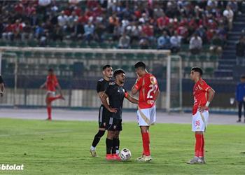 رجل مباراة الأهلي وبتروجيت في الدوري المصري