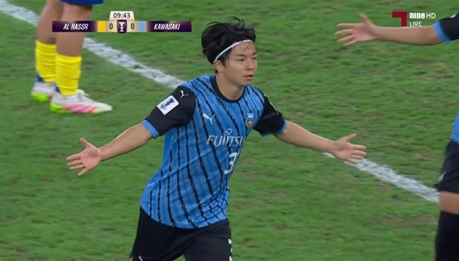 هدف كاواساكي الرائع في مرمي النصر بنصف نهائي دوري ابطال اسيا