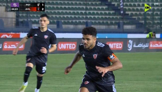 هدف بتروجيت الاول في مرمي الاهلي بالدوري المصري