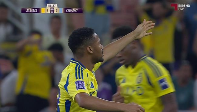 هدف النصر الثاني في مرمي كاواساكي 2 3 بنصف نهائي دوري ابطال اسيا