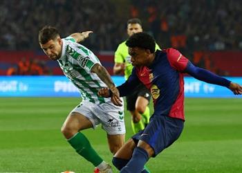 ناتان يسجل هدف تعادل ريال بيتيس أمام برشلونة