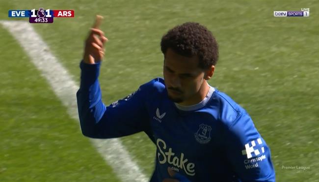 هدف تعادل ايفرتون مع ارسنال 1 1 الدوري الانجليزي