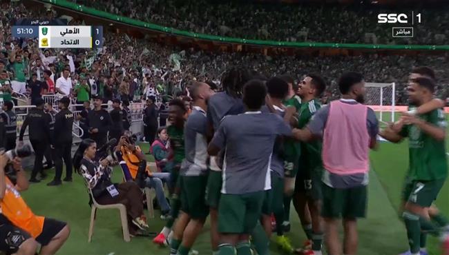هدف الاهلي الاول في مرمي الاتحاد بالدوري السعودي