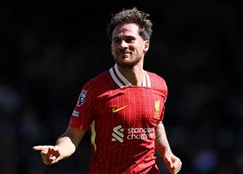 بتسديدة صاروخية ماك أليستر يسجل هدف ليفربول الأول أمام فولهام فيديو