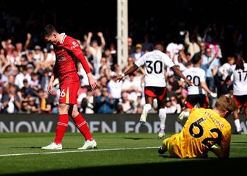 بالجملة أرقام سلبية لـ ليفربول بعد الهزيمة المخيبة أمام فولهام