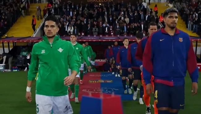 ملخص مباراة برشلونة وريال بيتيس 1 1 الدوري الاسباني