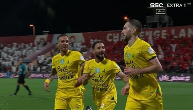 اهداف مباراة الخليج والرائد 2 1 الدوري السعودي