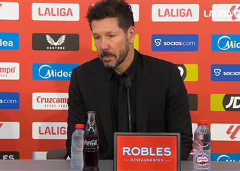 سيميوني يكرر حديثه عن برشلونة ويؤكد سنتعرض لكبوات وسنواصل الإصرار