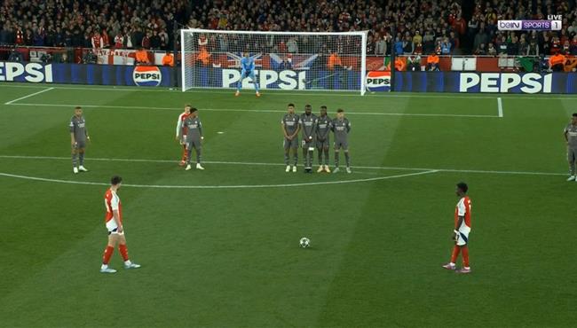 هدف ديكلان رايس الاول العالمي في مرمي ريال مدريد بدوري ابطال اوروبا