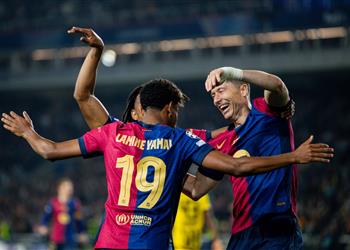 فيديو لامين يامال يسجل هدف برشلونة الرابع أمام بوروسيا دورتموند