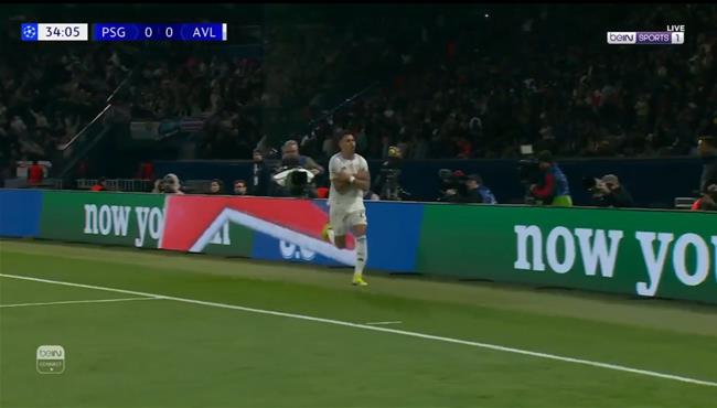 هدف استون فيلا في مرمي باريس سان جيرمان بدوري ابطال اوروبا