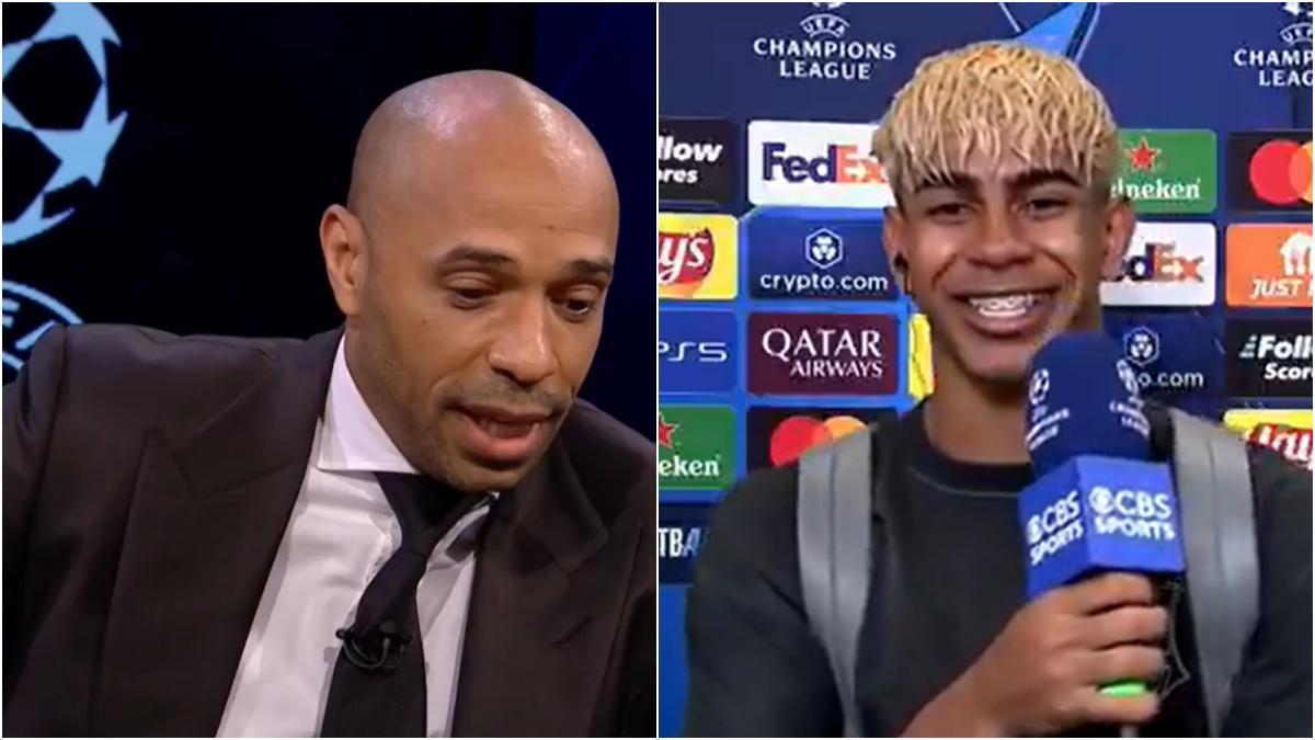 العالمي : فيديو | هنري يطلب قميص يامال.. ورد غير متوقع من لاعب برشلونة