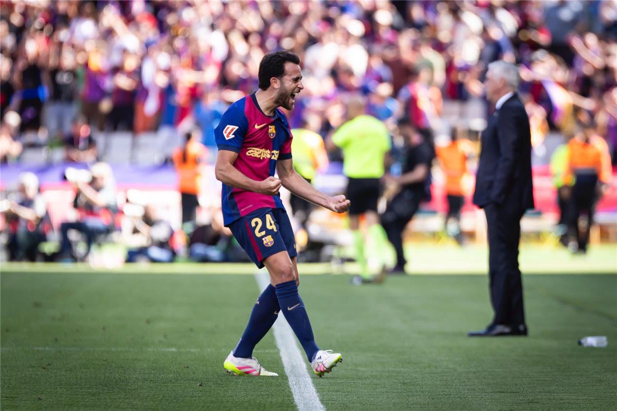 نيوز برو : إريك جارسيا يتوجه بطلب خاص إلى فليك بعد فوز برشلونة على ريال مدريد