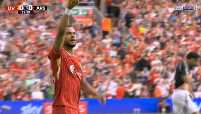 هدف جاكبو في مرمي ارسنال بالدوري الانجليزي