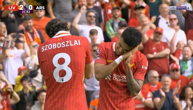 هدف لويس دياز في مرمي ارسنال بالدوري الانجليزي