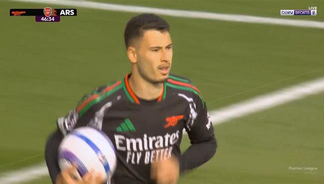 هدف جابرييل مارتينيلي في مرمي ليفربول بالدوري الانجليزي