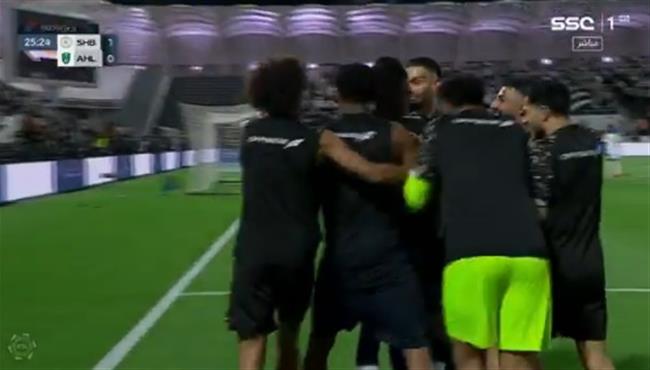 اهداف مباراة الاهلي والشباب 1 3 الدوري السعودي