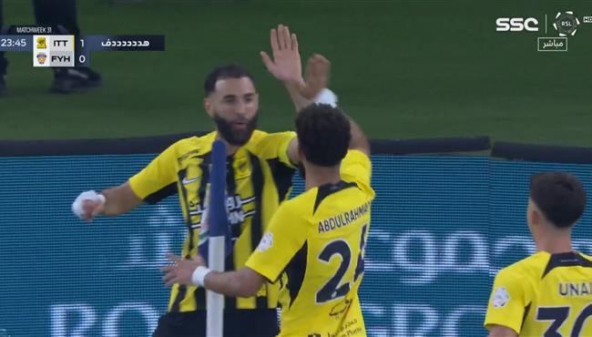 اهداف مباراة الاتحاد والفيحاء 3 0 الدوري السعودي