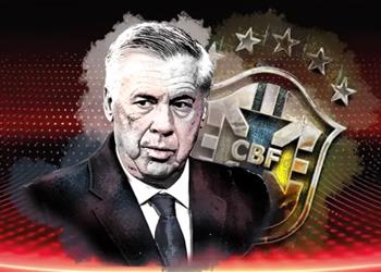 رئيس الاتحاد البرازيلي ي علن التعاقد مع أنشيلوتي رسمي ا