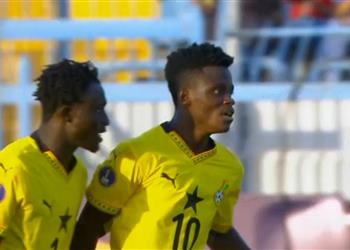 فيديو عبد العزيز عيسى يسجل هدف غانا الأول أمام مصر