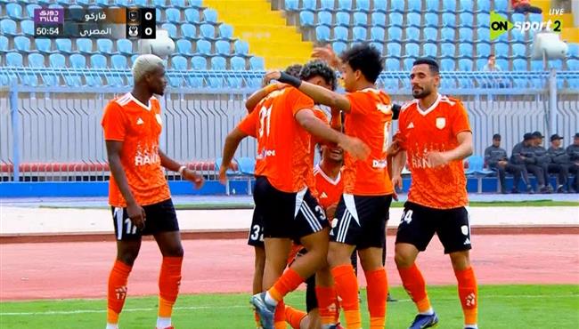 هدف احمد اشرف العالمي في مباراة المصري وفاركو بالدوري المصري
