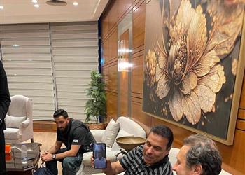 صور وصول الوفد الأول من الرياضيين المصريين في ليبيا