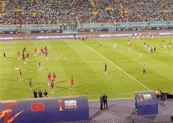 صور ثلاثي الأهلي يساند المغرب أمام مصر في كأس أمم إفريقيا للشباب