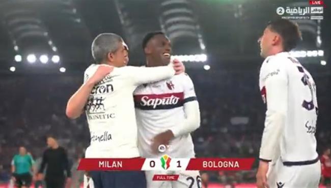هدف فوز بولونيا علي ميلان (1-0) نهائي كاس ايطاليا