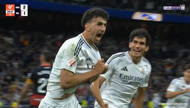 هدف فوز ريال مدريد القاتل علي ريال مايوركا (2-1) الدوري الاسباني
