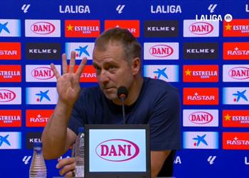 بعد التتويج بـ الدوري الإسباني فليك يحدد المواجهة المفضلة في الموسم وبطل برشلونة الحقيقي