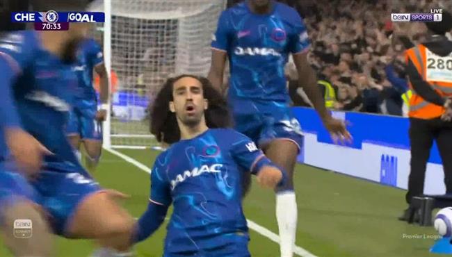 هدف تشيلسي الاول في مرمي مانشستر يونايتد بالدوري الانجليزي