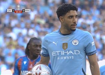 فيديو عمر مرموش يهدر ركلة جزاء في مباراة مانشستر سيتي وكريستال بالاس