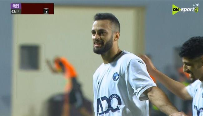 هدف مروان حمدي الثاني الرائع في مرمي بتروجيت بالدوري المصري