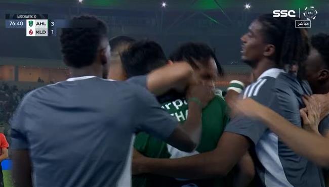 اهداف مباراة الاهلي والخلود 4 1 الدوري السعودي