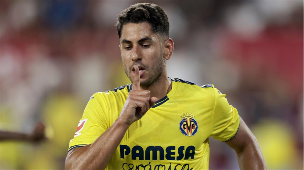 في الكورة : فيديو | آيوزي بيريز يسجل هدف فياريال الأول أمام برشلونة