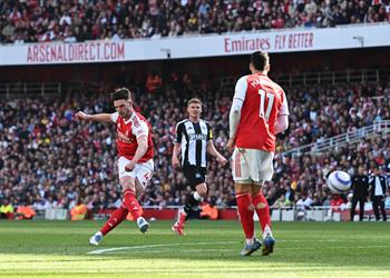 فيديو آرسنال يفوز على نيوكاسل ويحسم التأهل لـ دوري أبطال أوروبا