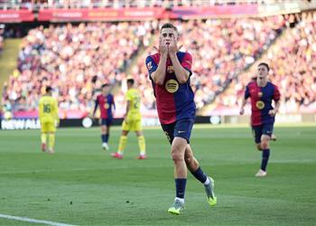 فيديو العودة بطريقة ممتعة فيرمين لوبيز يسجل هدف برشلونة الثاني أمام فياريال