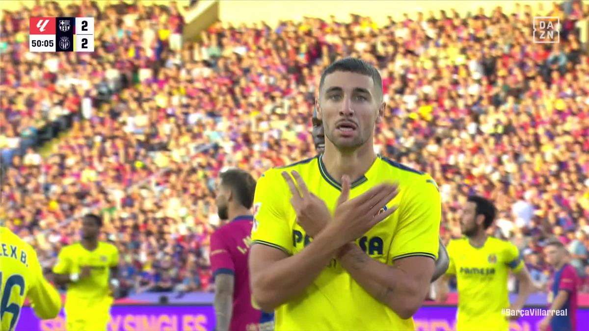 نيوز برو : كوميسانا يسجل هدف تعادل فياريال أمام برشلونة