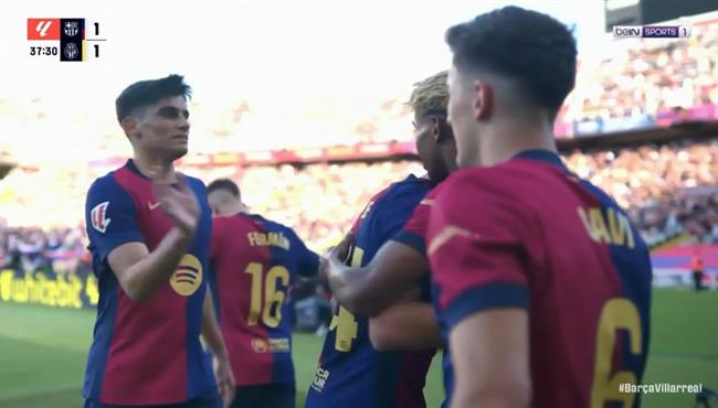 اهداف مباراة برشلونة وفياريال في الدوري الاسباني