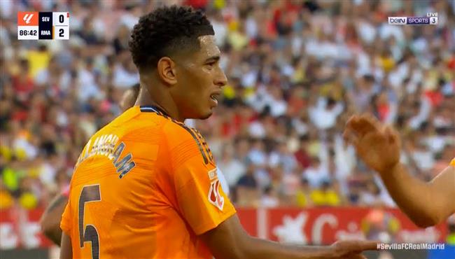 هدف بيلينجهام في مرمي اشبيلية بالدوري الاسباني