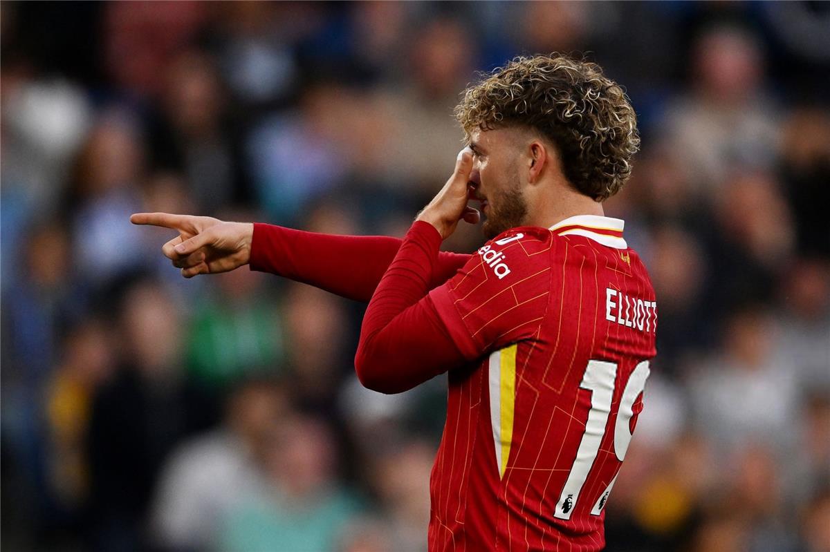 الحلم نيوز : فيديو | بمساهمة محمد صلاح.. هارفي إليوت يسجل هدف ليفربول الأول أمام برايتون