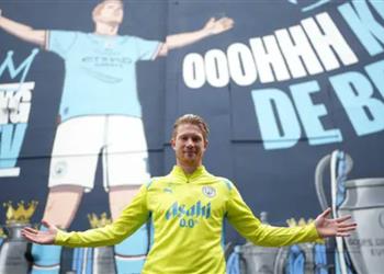 جوارديولا آمل أن يتحكم دي بروين في مشاعره والتأهل لـ دوري أبطال أوروبا صعب