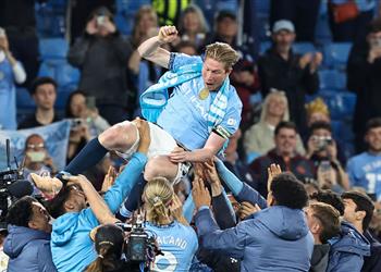 دي بروين بعد إهداره أسيست عمر مرموش ابني سيكون قاسي ا معي ومانشستر سيتي سيعود