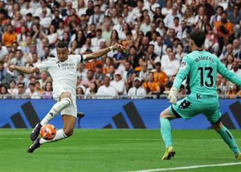 فيديو مبابي يسجل هدف ريال مدريد الأول أمام ريال سوسيداد